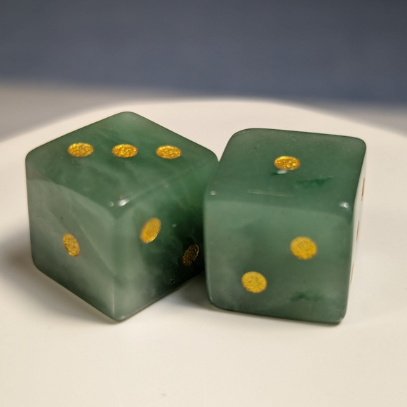 Gemstone Dice - Price Is For One Pair - Picture 3 of 4